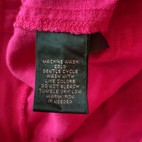 Ralph Lauren Linen Capri pants. - Picture 5 of 7